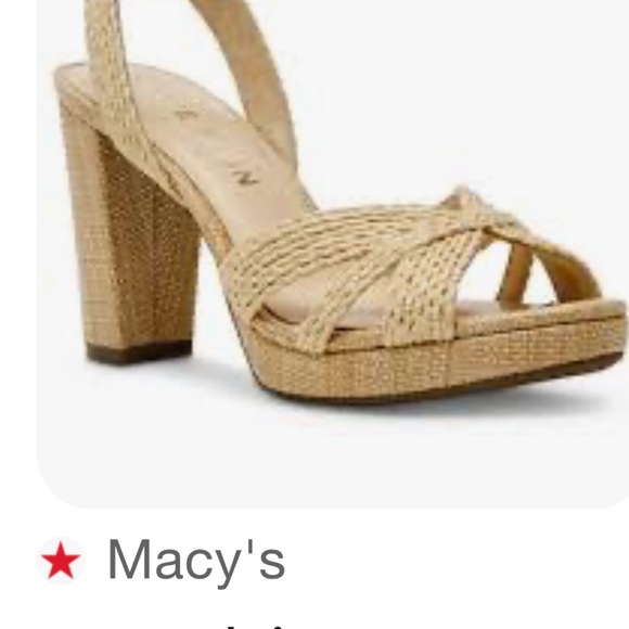 New -Anne Klein Women's Cream Espadrille Sandals - Picture 7 of 8